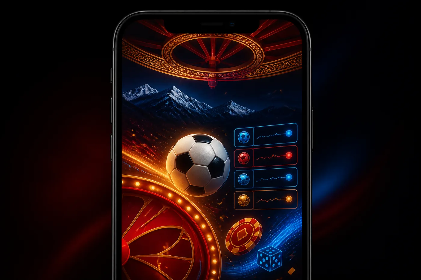 Вид на iPhone